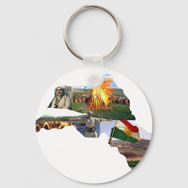 kurdistan culture key ring (Front)