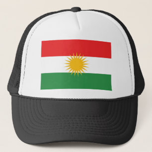 Kurdistan ethnic flag trucker hat