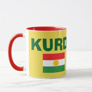 Kurdistan Flag Coffee Mug