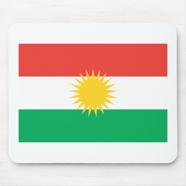 Kurdistan Flag Mousepad (Front)