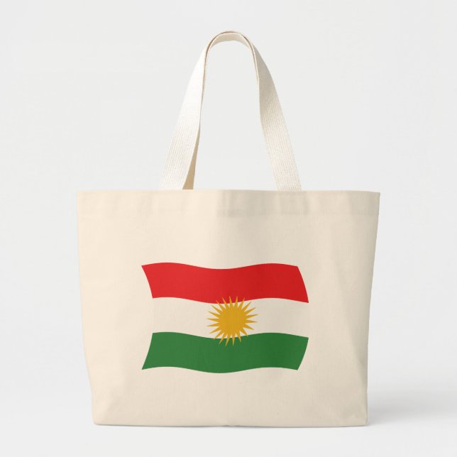 Kurdistan Flag Tote Bag (Front)