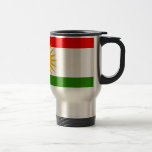 Kurdistan Flag Travel Mug