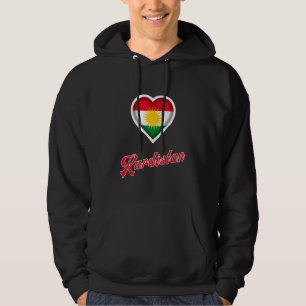 Kurdistan Kurdish Kurd Symbol Kurdistan Flag Hoodie