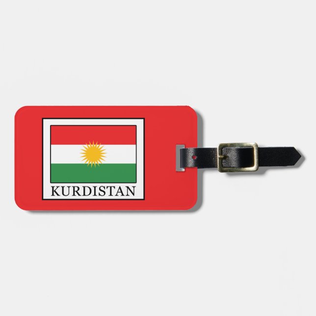 Kurdistan Luggage Tag (Front Horizontal)
