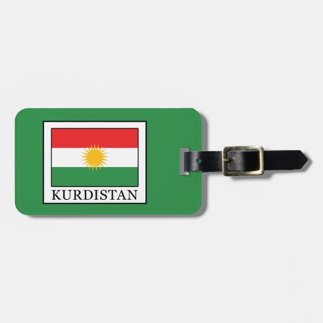 Kurdistan Luggage Tag (Front Horizontal)
