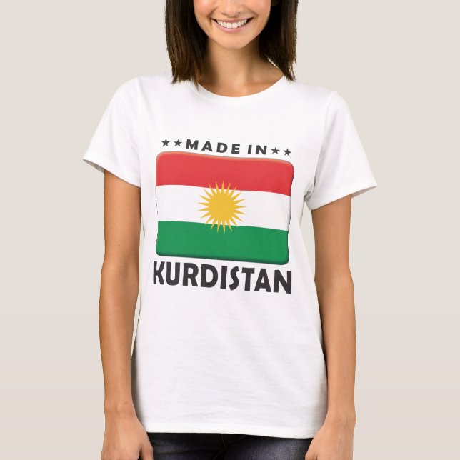 Kurdistan Made T-Shirt (Front)