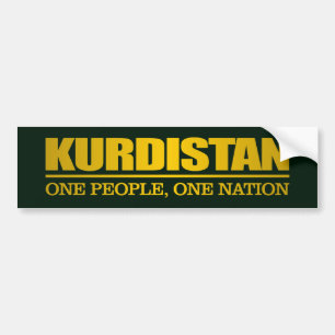 Kurdistan (One People, One Nation) Bumper Sticker