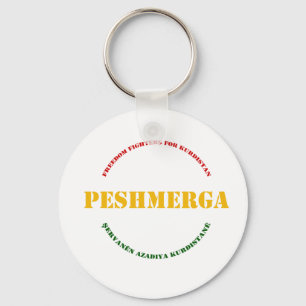 KURDISTAN Peshmerga Freedom Warrior Key Ring