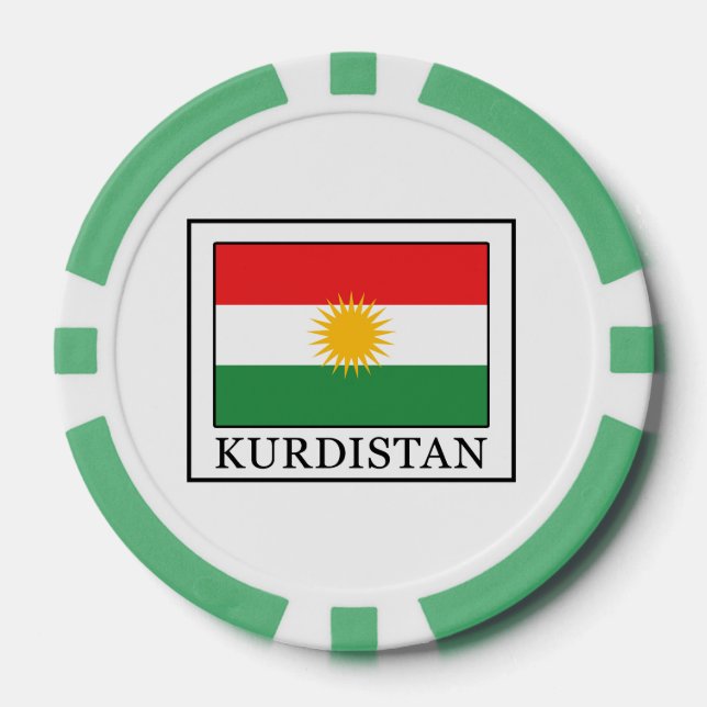 Kurdistan Poker Chips (Front)