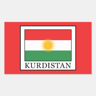 Kurdistan Rectangular Sticker
