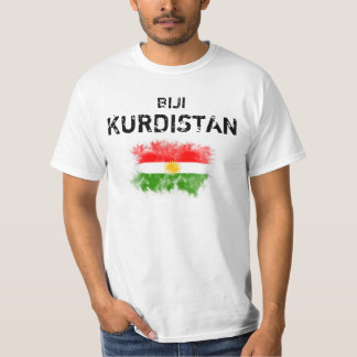 Kurdistan T-shirt with "Biji Kurdistan"