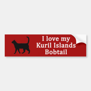 Kuril Islands Bobtail Love Bumper Sticker