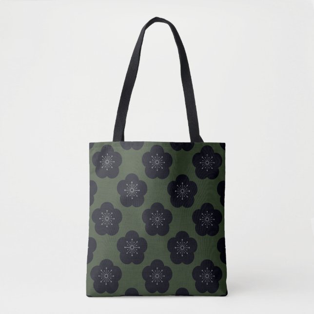 KURO UME - Bold-Khaki Tote Bag (Front)