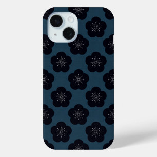 KURO UME - Bold - Navy iPhone 15 Case