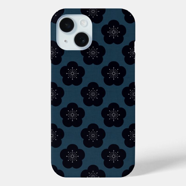 KURO UME - Bold - Navy Case-Mate iPhone Case (Back)