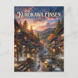 Kurokawa Onsen Japan Postcard