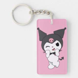 Kuromi Double-Sided Acrylic Keychain Cute Sanrio