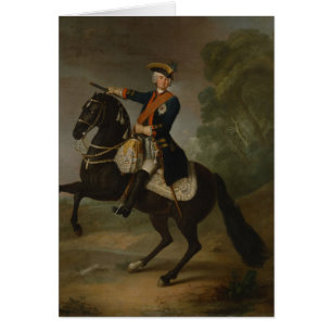 Kurt Christoph Graf von Schwerin on horseback