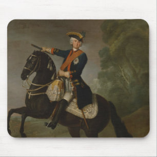 Kurt Christoph Graf von Schwerin on horseback Mouse Mat