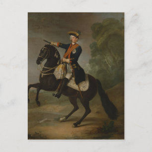 Kurt Christoph Graf von Schwerin on horseback Postcard