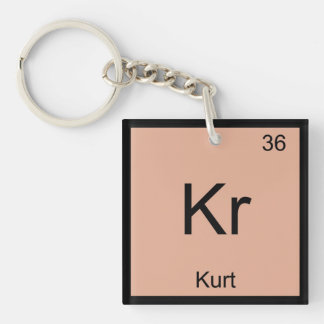Kurt Name Chemistry Element Periodic Table Key Ring