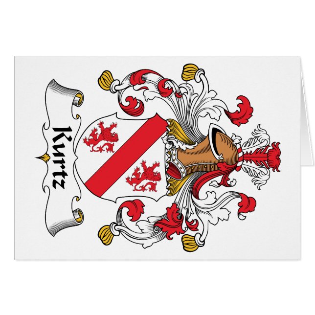 Kurtz Family Crest (Front Horizontal)