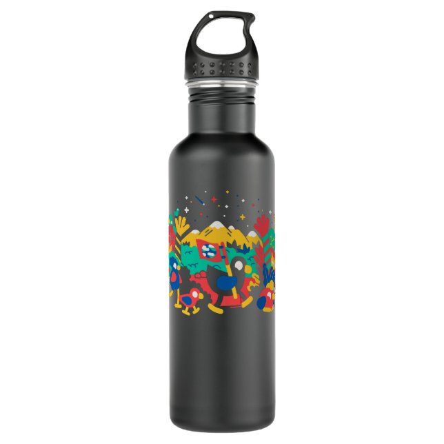 Kurzgesagt Duck and Friends Classic T Shirt 710 Ml Water Bottle (Front)