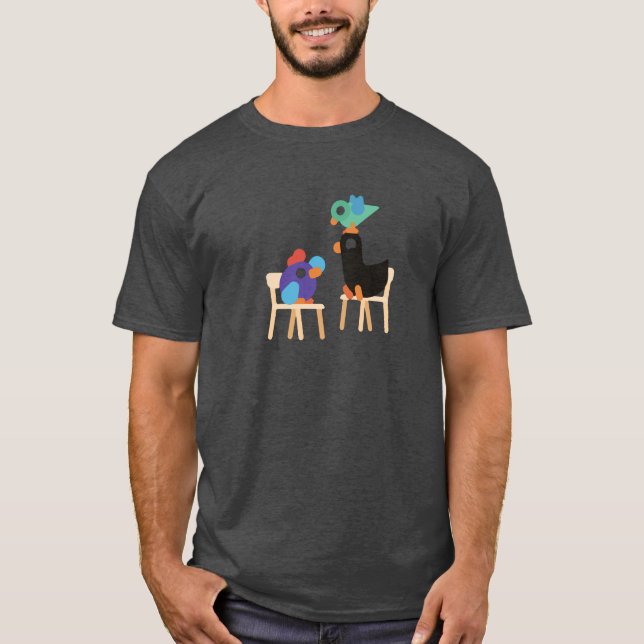 kurzgesagt sticker2 T-Shirt (Front)