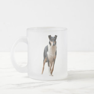 Kurzhaar Collie Frosted Glass Coffee Mug