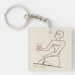 "Kushim the Accountant: 1st Known Named Person" Key Ring