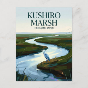 Kushiro Shitsugen National Park Japan Postcard