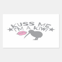 Kuss (Kiss) me I'm a KIWI cute New Zealand accent