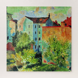 Kustodiev artwork, View from the Window Jigsaw Puzzle