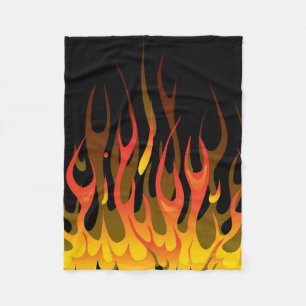 Kustom Flames Fleece Blanket