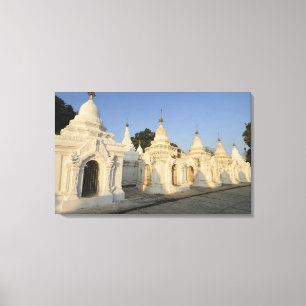 Kuthodaw Pagoda in Mandalay, known as the Canvas Print