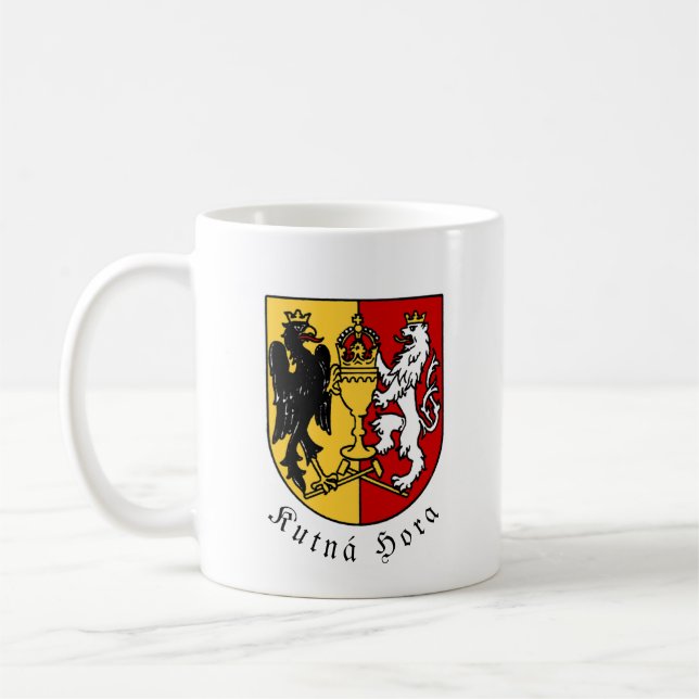 Kutná Hora coat of arms, Czech Republic Coffee Mug (Left)
