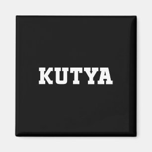 Kutya Food Design For Men Women Kids Funny Kutya  Magnet