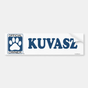 Kuvasz Blue Bumper Sticker