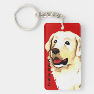 Kuvasz Colour Block Key Ring