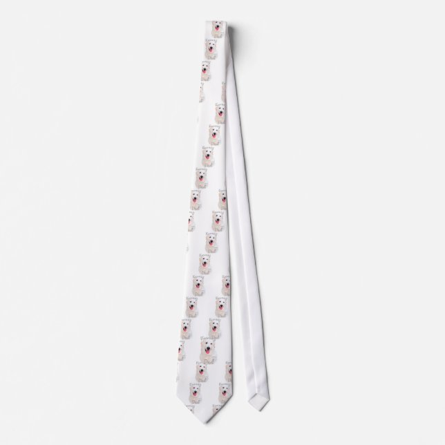 Kuvasz Dad 2 Tie (Front)