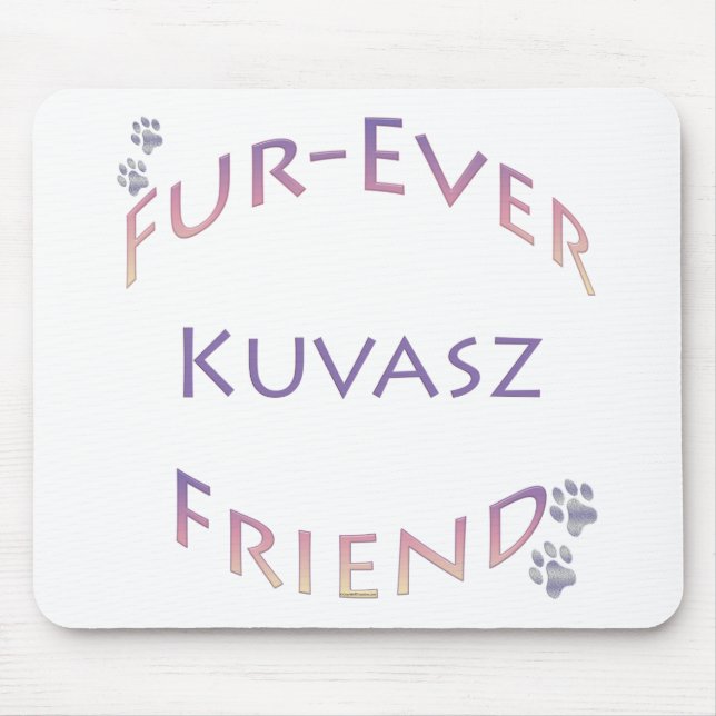 Kuvasz Furever Mouse Mat (Front)