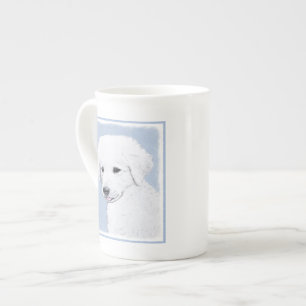 Kuvasz Painting - Cute Original Dog Art Bone China Mug