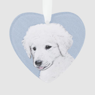 Kuvasz Painting - Cute Original Dog Art Ornament