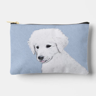 Kuvasz Painting Hungarian Cute Original Dog Art Accessory Pouch