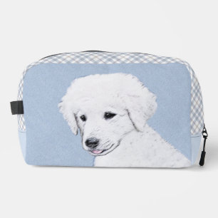 Kuvasz Painting Hungarian Cute Original Dog Art Dopp Kit