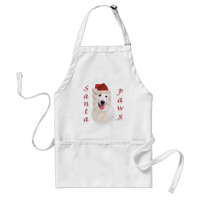 Kuvasz Santa Paws Standard Apron (Front)