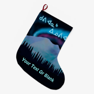 Kuvianak Innovia - Blue Aurora Large Christmas Stocking