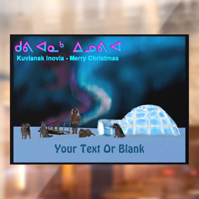 Kuvianak Innovia - Far North Christmas Window Cling (Sheet 2)