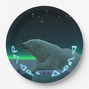 Kuvianak Innovia - Ice Edge Polar Bear Paper Plate