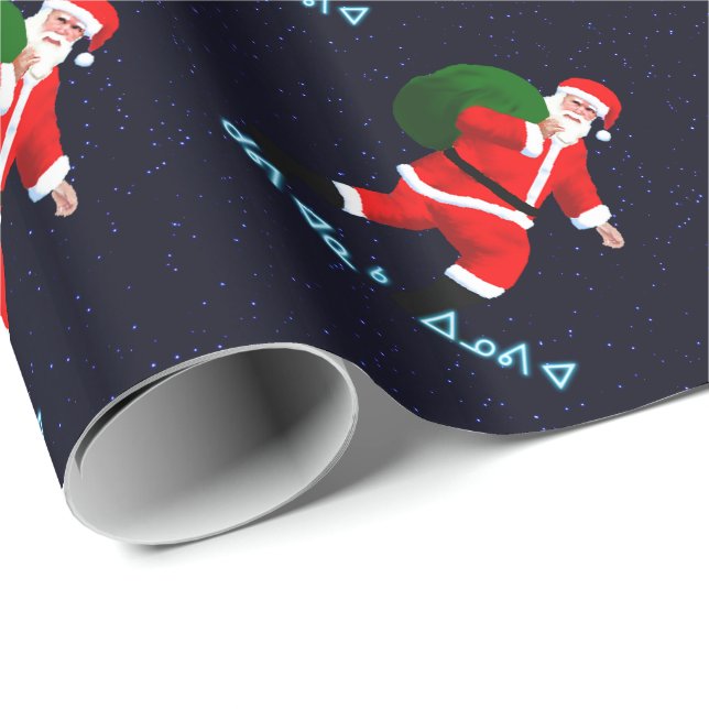 Kuvianak Innovia - Santa Claus Wrapping Paper (Roll Corner)